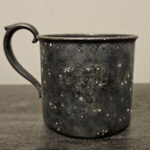 Reed & Barton Silver-Plated Monogram Child's Keepsake Cup